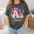 thumbnail image 3 of Back To School Shirt, Personalized Name Tee, Cute Alphabet Letter Outfit, First Day Of School Gift, Teacher Classroom Student Shirt, 3 of 10