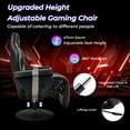 thumbnail image 5 of Spaco Massage Video Gaming Recliner Chair with Adjustable Height-Gray,, 5 of 7