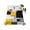 Yellow Gray Black, variant on Yellow Grey Black Geometric Flat Sheet Only Twin Size, Soft Breathable Bed Top Sheets for Mattress, Modern Abstract Art Luxury Bedding Flat Sheets for Home Hotel Bedroom Bed Protection