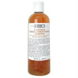 Kiehl's Calendula Herbal Extract A Normal To Oily Skin Type Alcohol-Free Toner for Unisex, 16.9 Ounce