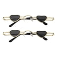 thumbnail image 3 of 2 uds Mini gafas de sol Hip Hop en forma de corazón gafas de protección Uv con marco pequeño y divertido para mujeres, hombres y adolescentes a la moda para fiestas y viajes, 3 of 4