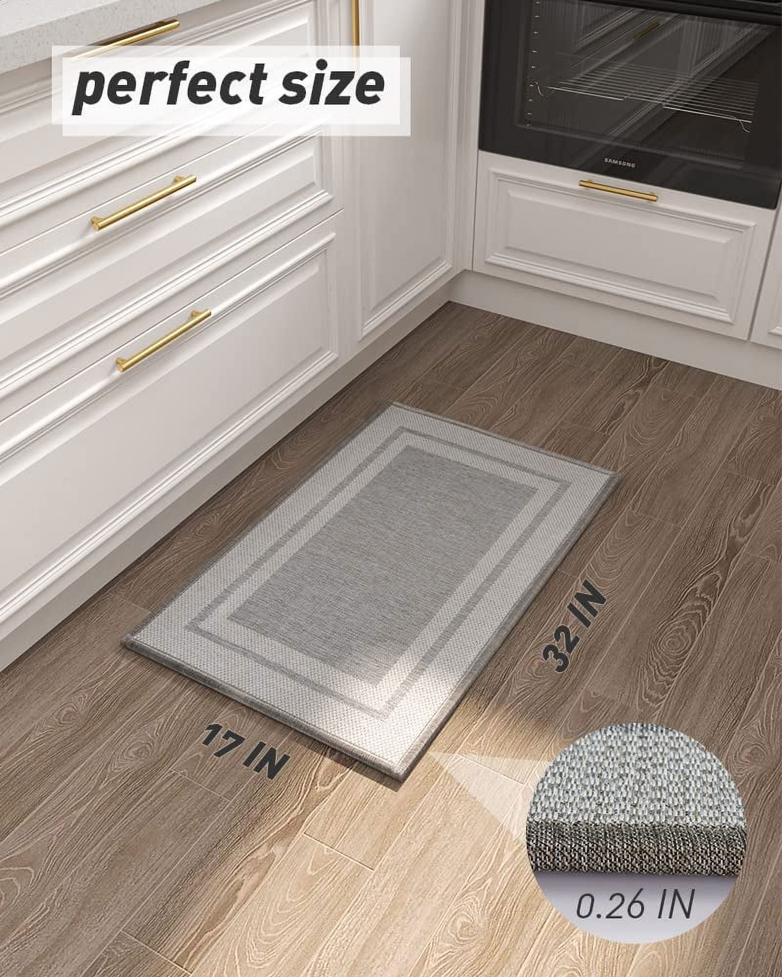 COSY HOMEER Soft Kitchen Floor Mats for in Front of Sink Super Absorbe – US  Garden Center