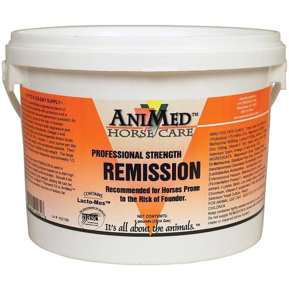 AniMed Horse Care Professional Strength Remission Horse Supplement, 4 LBs