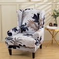 thumbnail image 4 of Chair Covers Slipcovers Stretch Wing Chair Covers Slipcovers Wingback Sofa Covers Armchair Covers Furniture Protector For Wingback Chair, 4 of 5