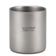 thumbnail image 1 of Taza de té Lixada 450ml Titanium Double Wall Insulated Water Cup Inicio Outdoor Camping Camping Picnic Tea Cup Coffee Coffee Lixada Taza de té, 1 of 7