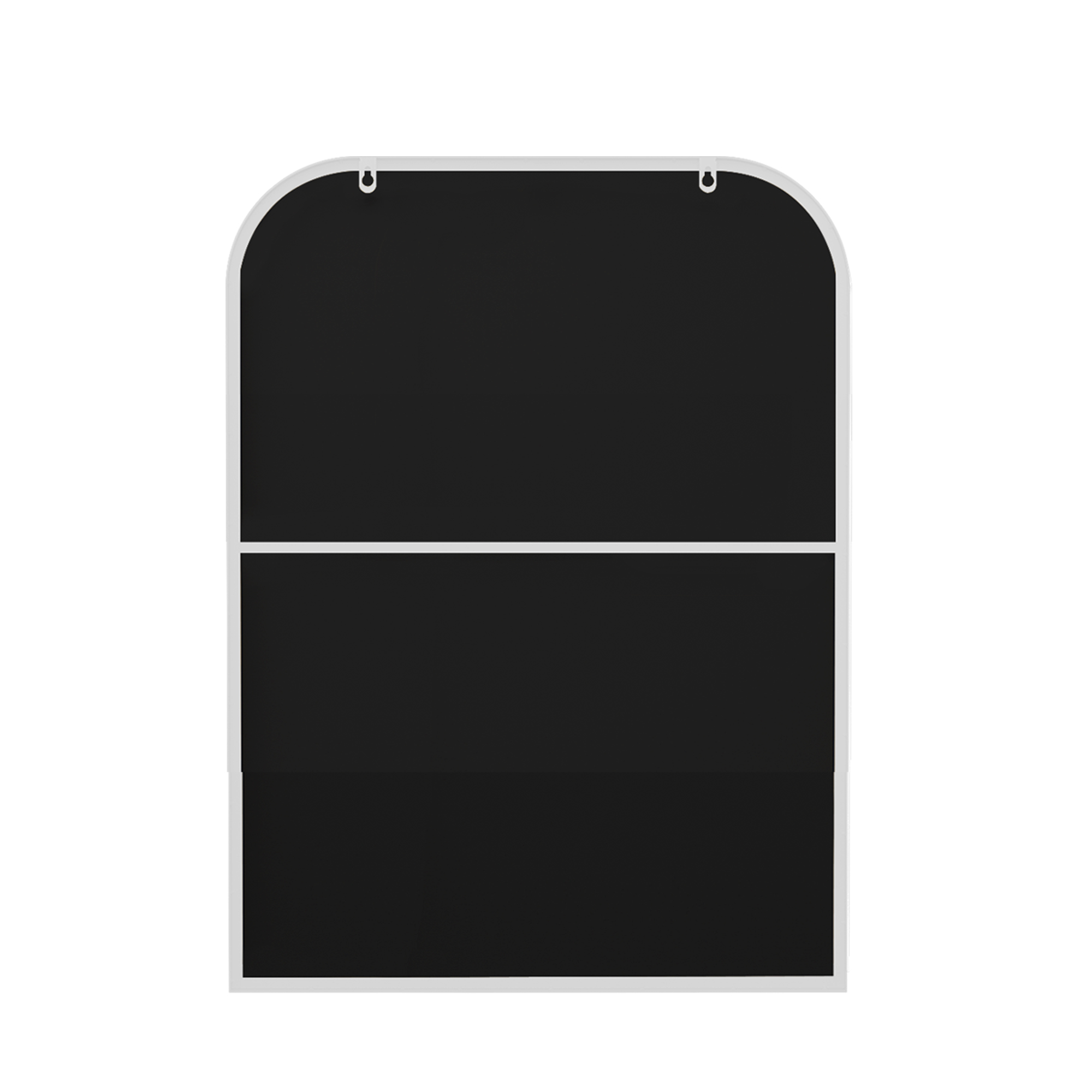 Iron Wall-Mounted Mirror Small Mirror 32"x24",Sliver
