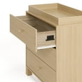 thumbnail image 5 of Storkcraft California 3 Drawer Dresser with Infant Changing Topper, Driftwood, 5 of 14