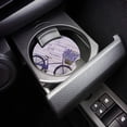 thumbnail image 3 of FMSHPON Purple Lavender Bike on Retro Wooden Grain Set of 2 Car Coaster for Drinks, Absorbent Ceramic Stone Coasters Cup Mat with Cork Base for Home Kitchen Room Coffee Table Bar Decor, 3 of 5