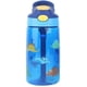 thumbnail image 1 of Botella de agua para niños de 16 oz con pajita abatible, asa de transporte flexible y botón fácil de presionar, sin BPA, muy adecuada para la escuela y la botella de agua deportiva para niños Adepaton WMZY-490-4, 1 of 8