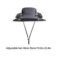 thumbnail image 2 of Sulaicai Solar Fan Hat for Men Women, Wide Brim Sun Hat with 2 Solar Fans, Outdoor Fishing Hat with Fan, Waterproof Outdoor Hiking Camping Fishing Hat, 2 of 6