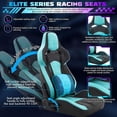 thumbnail image 3 of Racing Simulator Cockpit Stand with Elite Series Racing Seats for Logitech/Thrustmaster/Fanatec G29 G920 G923 T80 T300,djustable Steering Wheel Stand,Not Included Wheel,Pedals & Shifter, 3 of 7