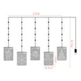 thumbnail image 3 of DC 5V 12W 3D Hanging Fairy LEDs String Lights Curtain Lamp, 3 of 3