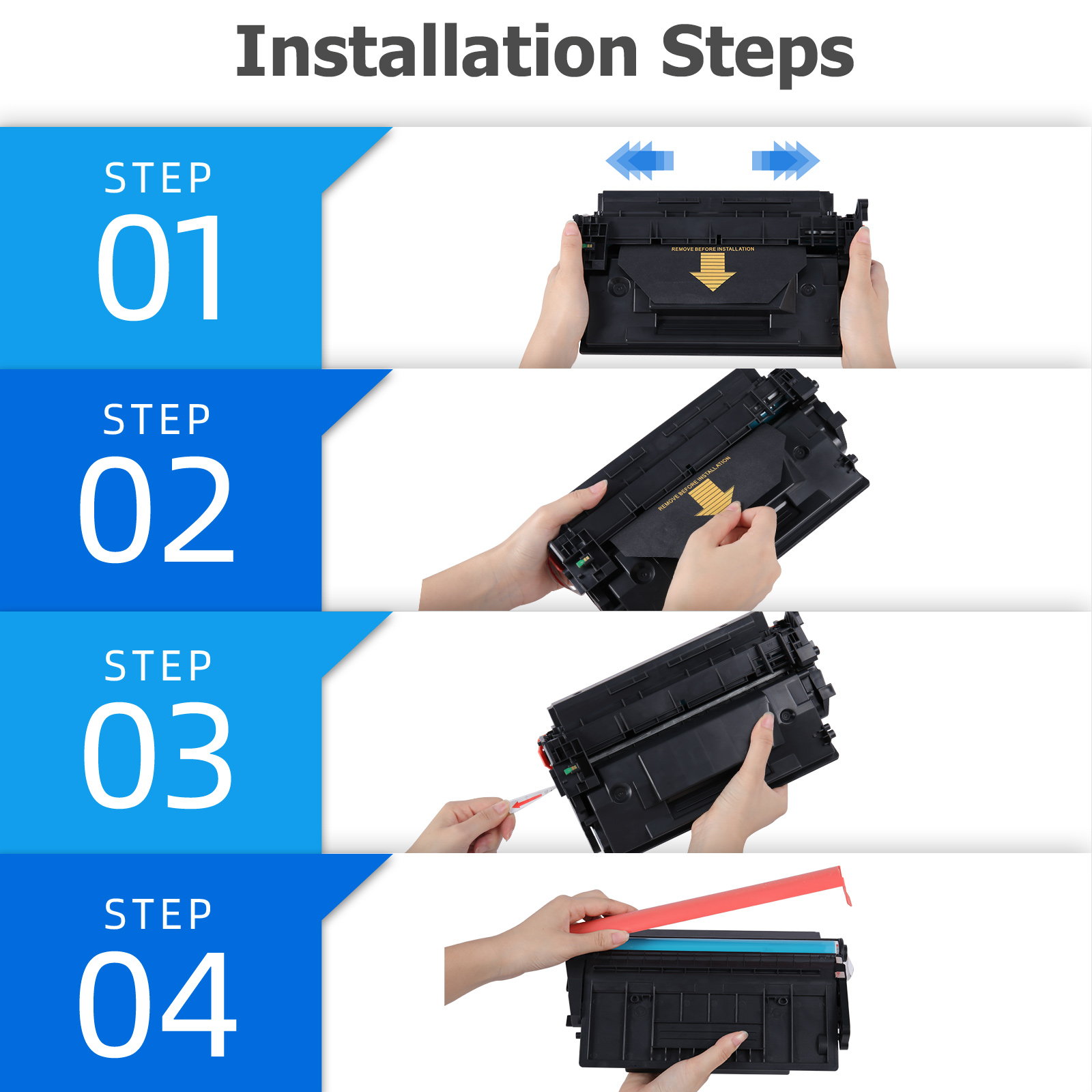 Ineecink Compatible Toner Cartridge Replacement for Canon