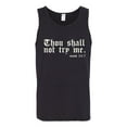 thumbnail image 2 of Wild Bobby, Thou Shall Not Try Me Mood 24:7, Inspirational/Christian, Men Graphic Tank Top, Black, Small, 2 of 4