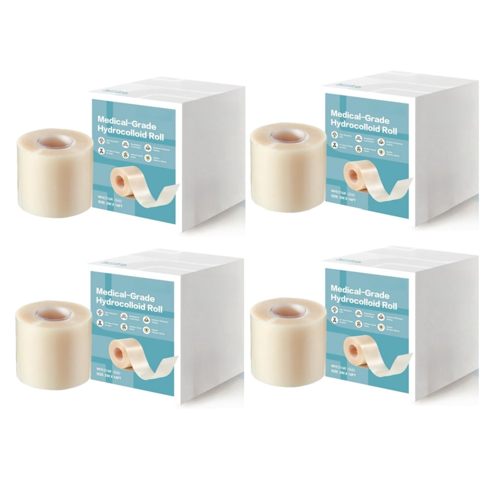 Pansements Hydrocolloïdaux Ultra-minces - Lot De 5 - Auto-adhésifs, Cicatrisation Rapide
