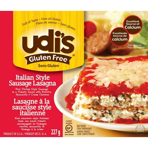 Udi's Italian Style Sausage Lasagna Walmart.ca