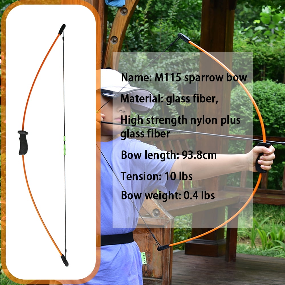 Runzkzy Beginner Teenagers Hunting and Shooting Bow Arrow Crossbow Target Suction Cup Package Teenagers Small Bow Package