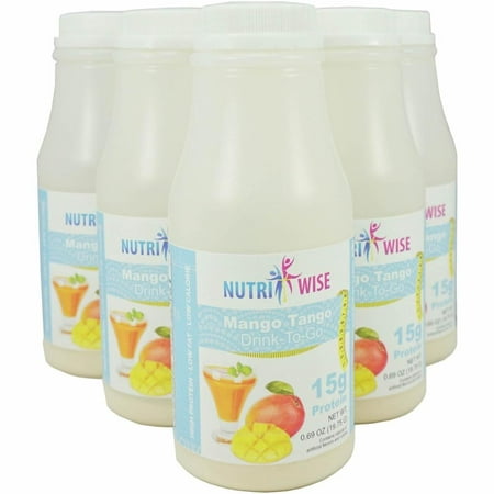 Mango Tango Diet Protein Fruit Drink (6-Pack Bottles) -