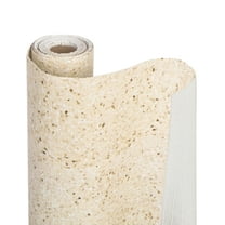 Smart Design Shelf Liner with Bonded Grip - 18 Inch x 5 Feet - Non Adhesive - Beige Granite