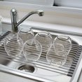 thumbnail image 2 of Ahyuan Roll up Dish Drying Rack Over The Sink Kitchen Roll up Sink Drying Rack Portable Dish Drainer Foldable Dish Drying Rack (Black, 20.5''X11.2''), 2 of 5