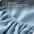 thumbnail image 3 of Bare Home 2-Pack Fitted Bottom Sheets Twin - Premium 1800 Ultra-Soft Wrinkle Resistant Microfiber - Deep Pocket (Twin, Light Blue) Twin - 2 Pack Light Blue, 3 of 8