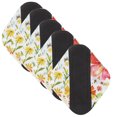 thumbnail image 3 of Menstrual Pad Reusable Washable Bamboo Charcoal Sanitary Pad Mama Cloth Pad, 3 of 10
