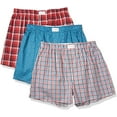 thumbnail image 1 of TOMMY HILFIGER MEN - 20Z STAR PLAID LARGE -3 PACK WOVEN BOXER UNDERWEAR, 1 of 1