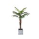 thumbnail image 1 of Palmera artificial de 160 cm de alto con maceta for interior y exterior, hogar, sala de estar, oficina, jardín, porche, decoración, planta de simulación., 1 of 5