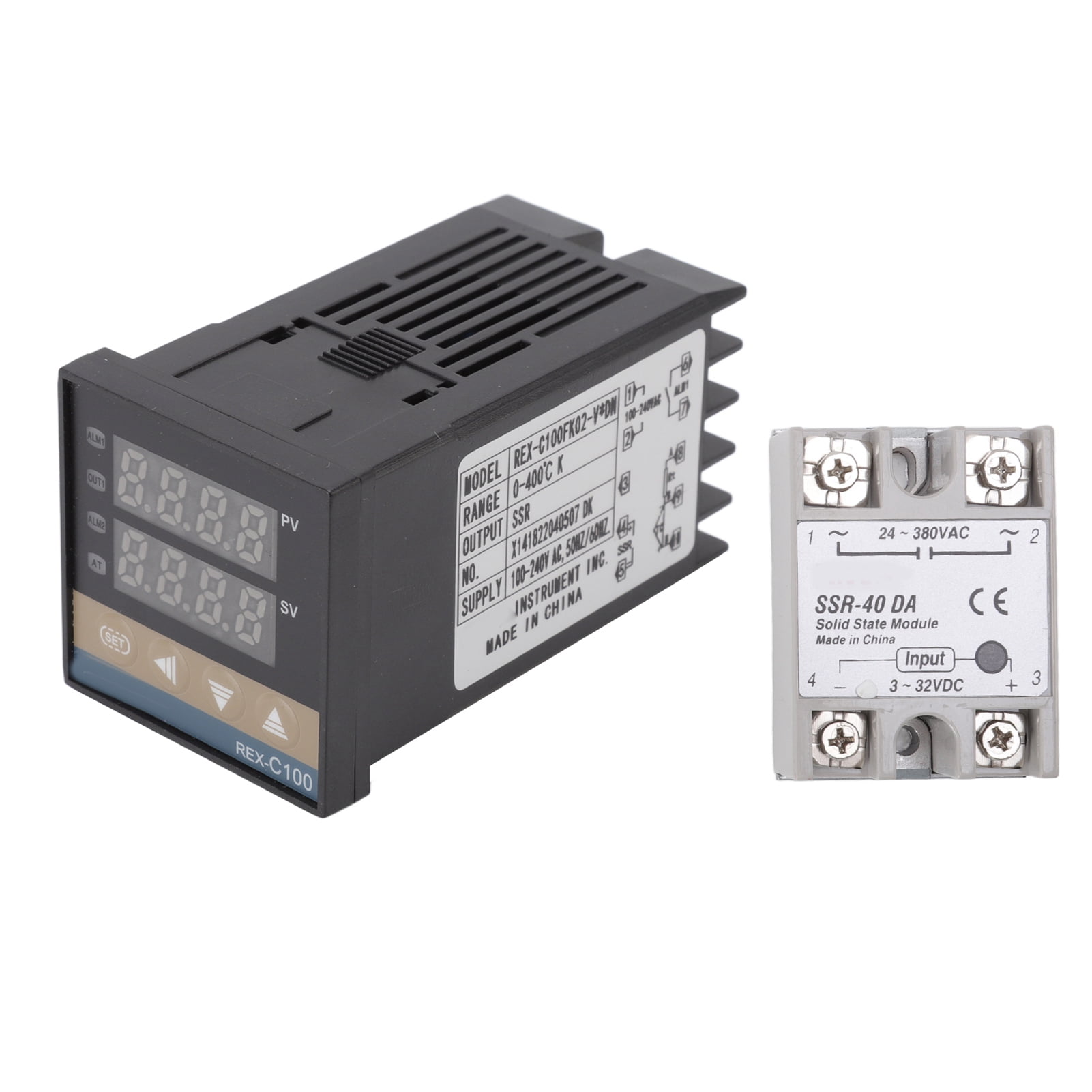 PID Temperature Controller Kit, Stainless Steel Probe PID Controller