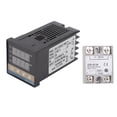 thumbnail image 3 of Kit de termostato PID digital, kit de termostato PID digital Controlador de temperatura REX Controlador PID Rendimiento inigualable, 3 of 9