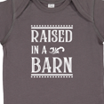 thumbnail image 4 of Inktastic Raised in a Barn in White Boys or Girls Baby Bodysuit, 4 of 5