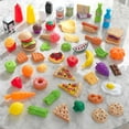 KidKraft 65Piece Plastic Play Food Set for Play Kitchens