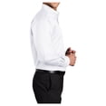 thumbnail image 3 of Mens SuperPro Twill Versatile Cotton/Polyester Shirt White Medium, 3 of 6
