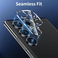 thumbnail image 4 of Dteck 3-Pack Camera Lens Protector for Samsung Galaxy S25 Ultra,Tempered Glass Camera Protector Back Lens Cover, Ultra HD, 9H Hardness, Anti-Scratch, Case Friendly,Easy Installation,Clear, 4 of 6