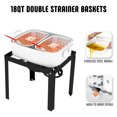 thumbnail image 5 of Feasto 18QT Outdoor Propane Fish Fryer, Aluminum Deep Fryer Set with 2 Inner Baskets, 40000 BTU Burner for Seafood, Chicken & Fries, 5 of 8