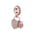 thumbnail image 1 of Pandora Pavé Corazón Candados Colgante Charm - Rosa Sailing Electrónica, 1 of 3