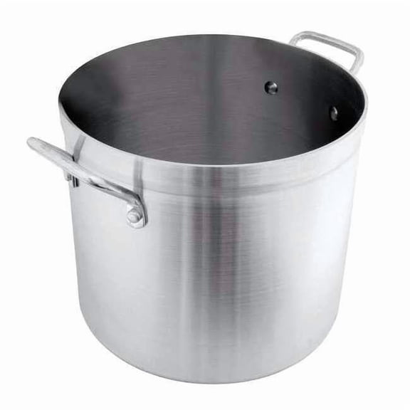 CRESTWARE HPOT40 Heavy Duty Stock Pot, 40 qt, Aluminum