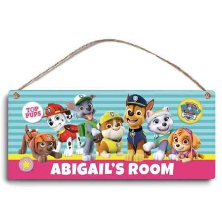 Paws Sign - Personalized PAW Patrol Pawsome Pups Room Sign