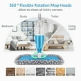 thumbnail image 5 of SUPTREE Microfiber Spray Floor Mops for Floors Cleaning Kitchen Mop with 3 Washable Mop Pads,440ML Refillable Bottle Dust Dry Wet Mop, 5 of 7