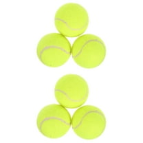 Raindrops 6 Pcs  Practice Ball Rubber Training Ball Learning Tennis Ball Training Tennis for Tennis Training