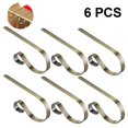 thumbnail image 1 of 6pcs Stocking Hangers, Christmas Stocking Holders Hooks, 1 of 3