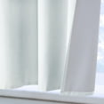 thumbnail image 5 of Commonwealth Prescott Rod Pocket Dressing Window Curtain Panel Set - 80x84", White, 5 of 5