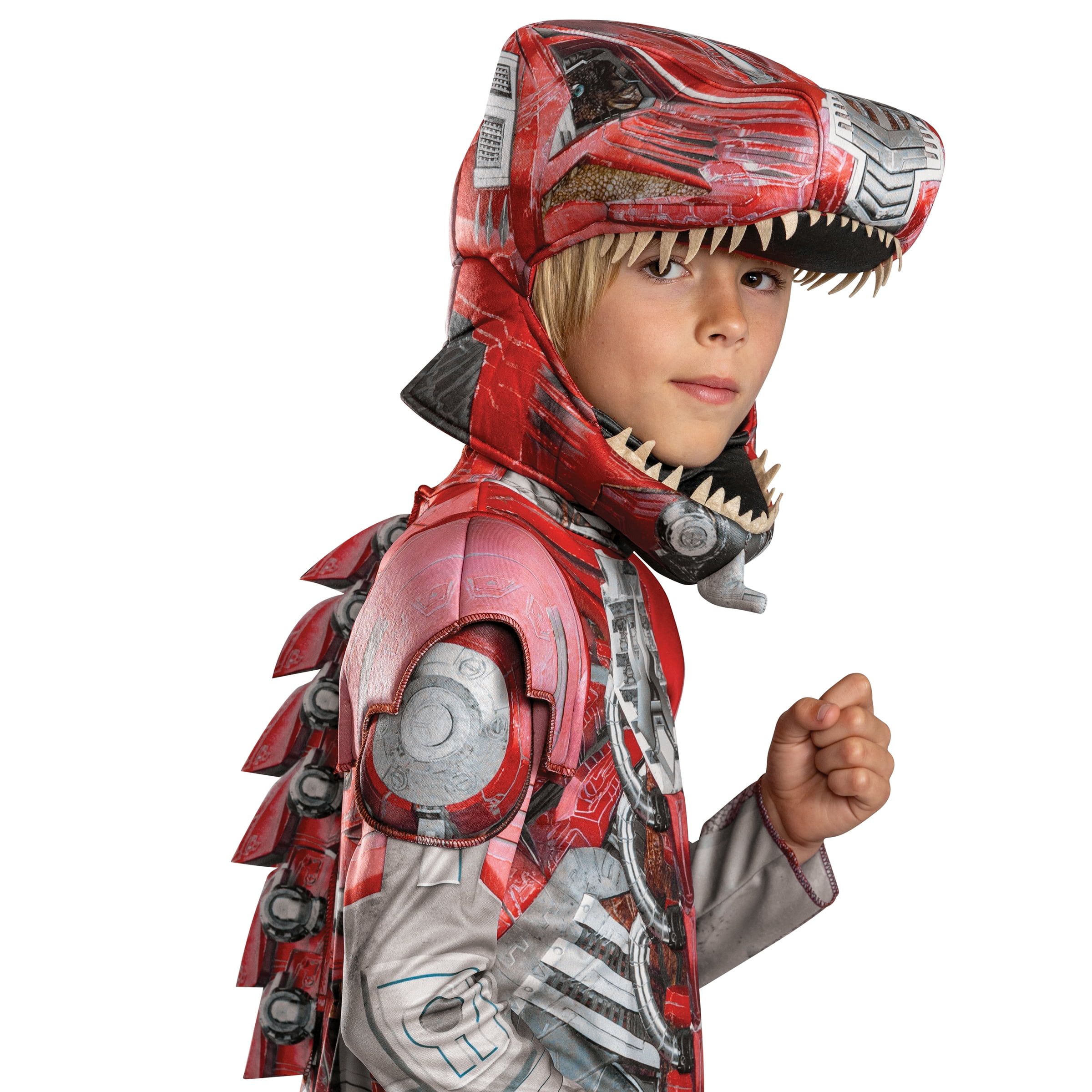 Armorsaurs Ajax T-Rex Halloween Costume for Children, Boys Size L (10/12), by Disguise