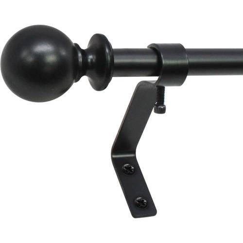 Montevilla Cafe Ball 1/2" Telescoping Curtain Rod Set