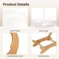 thumbnail image 5 of 3-Tier Fruit Bowl with Stand, Plastic Fruit Bowls with Bamboo Stand, 3-Tier Fruit Serving Tray Set, Large Fruit Basket for Kitchen, Oval Serving Bowls with Wood Rack for Desserts, Sushi, Candies, 5 of 7