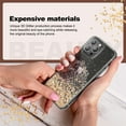 thumbnail image 4 of ULAK Glitter Case for iPhone 13 Pro Max for Women Girls, Clear Slim Bumper Phone Case for Apple iPhone 13 Pro Max 6.7 2021, Gold Glitter, 4 of 8