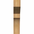 thumbnail image 2 of 3 1/2"W x 10"D x 18"H Monterey Smooth Corbel, Western Red Cedar, 2 of 9