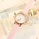 thumbnail image 4 of Reloj de cuarzo para mujer, relojes para mujer, diseño coreano de última moda, informal, blanco, reloj de cuarzo moderno para mujer, reloj de moda, 4 of 4