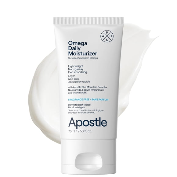 APOSTLE - Omega - Crema facial hidratante diaria para hombres - 75 ml / 2,53 oz