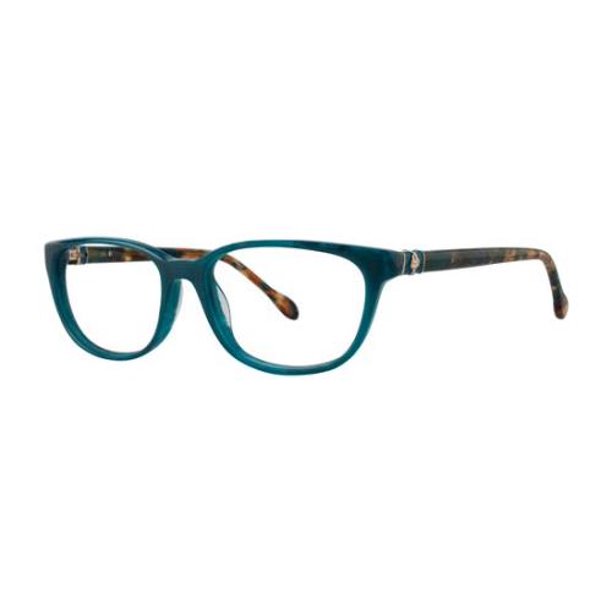 LILLY PULITZER Eyeglasses SANIBEL Teal Marble 51MM
